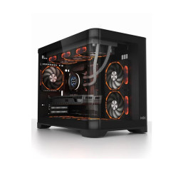 Vỏ máy tính MIK FOCALORS M BLACK (Mini Tower/ M-ATX/ Đen)