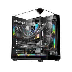 Vỏ máy tính MIK G3 PRISM GLASS ATX BLACK (Mini Tower/ ATX/ Đen)