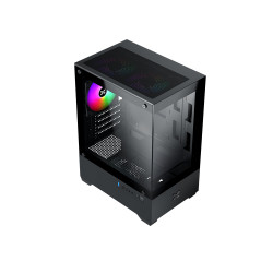 Vỏ máy tính Xigmatek VIEW II 3F (Mini Tower/ M-ATX/ Đen)